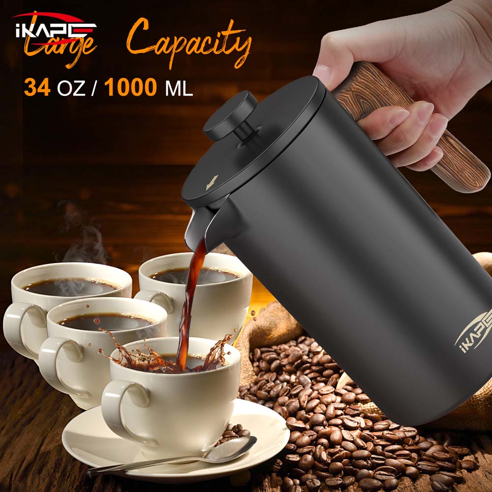 IKAPE Coffee French Press Coffee Maker