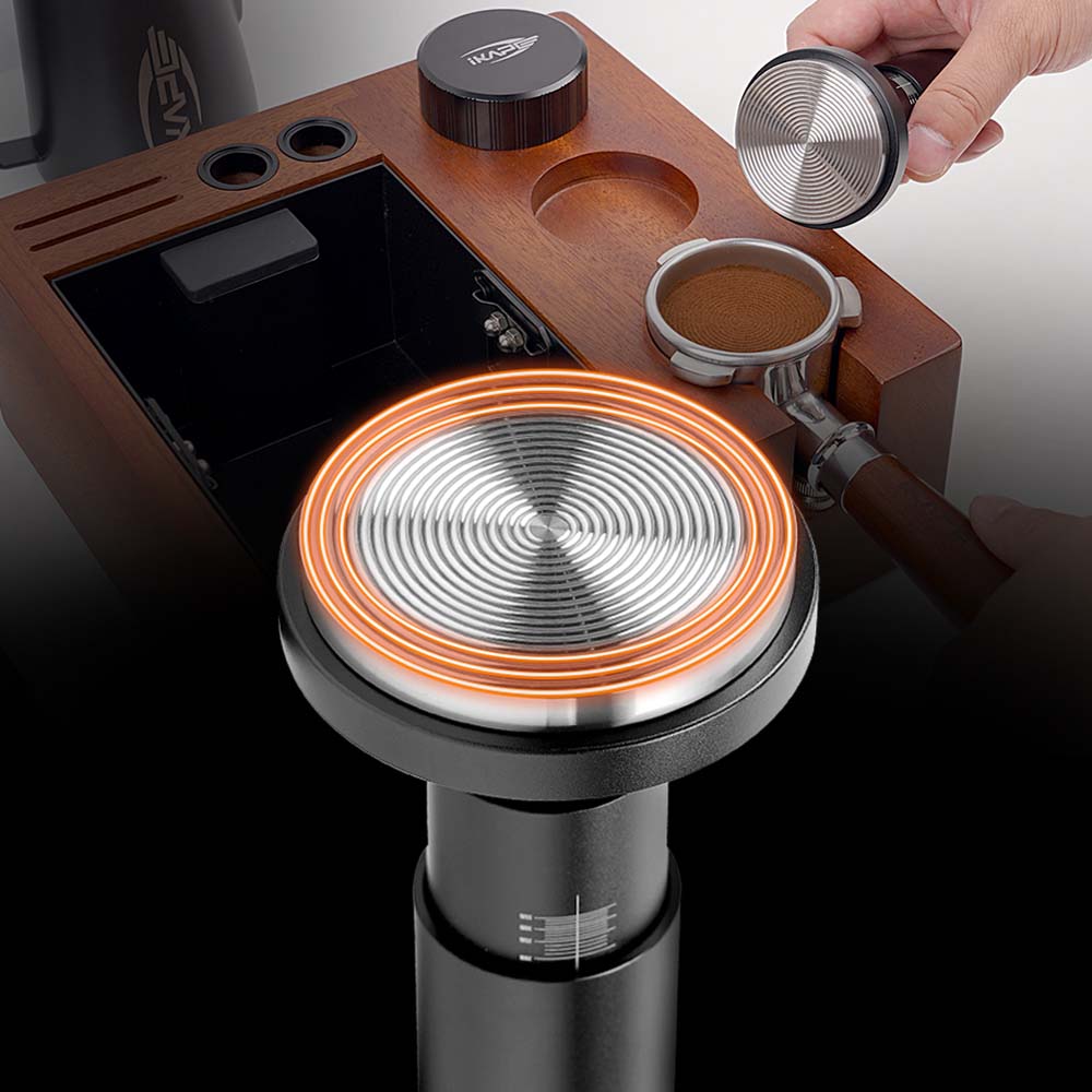 IKAPE Calibrated Coffee Adjustable Pressure Spring Tamper