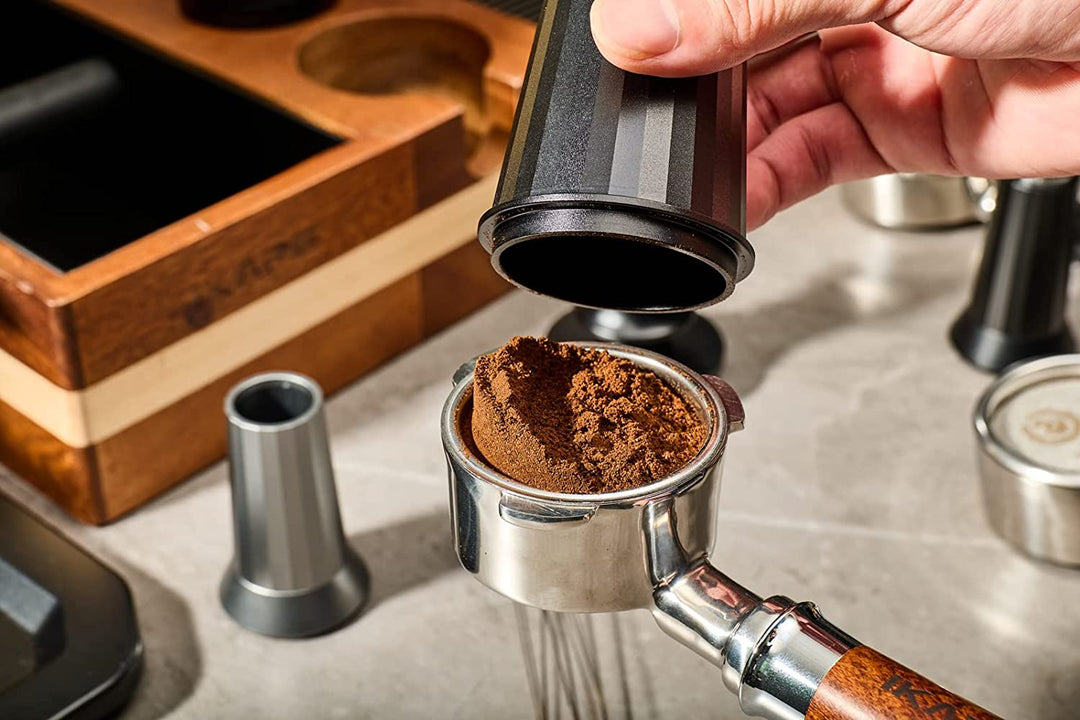 IKAPE Espresso Puck Screen, Reusable Professional Barista Portafilter Coffee Dosing Cup