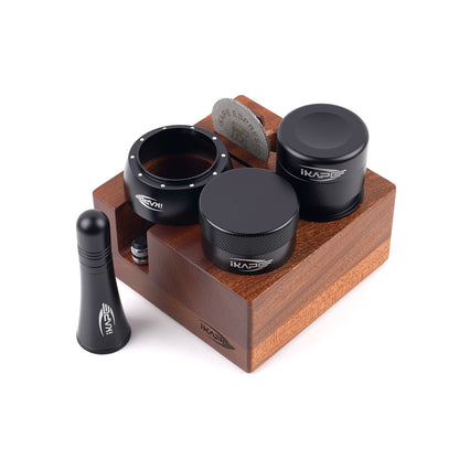 IKAPE Small Espresso Bar Kit,  7 in 1 Organizer Box