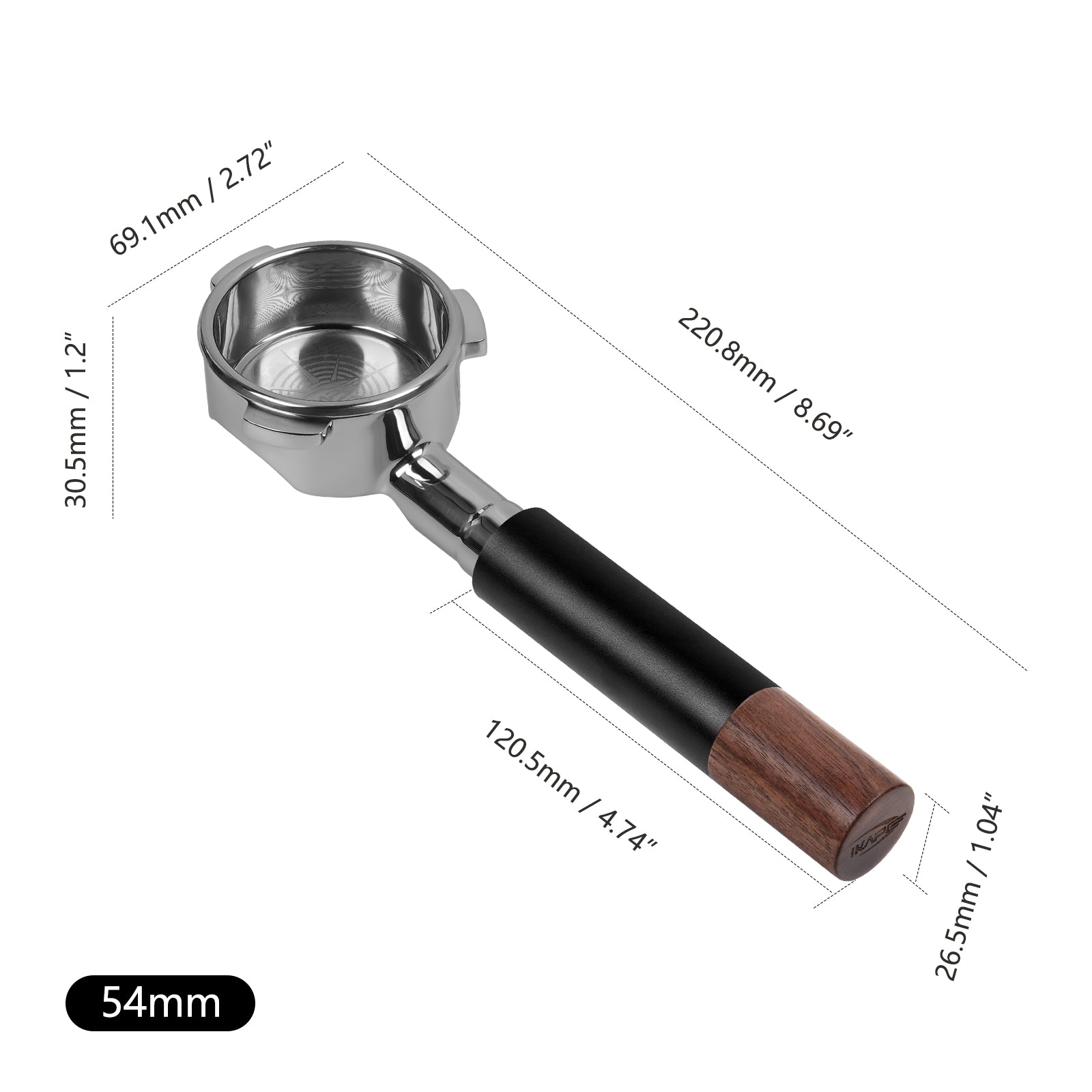 IKAPE Openwork Bottomless Portafilter with High Extraction