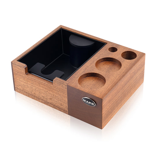 IKAPE V4 Espresso Knock Box, Espresso Coffee Organizer Box