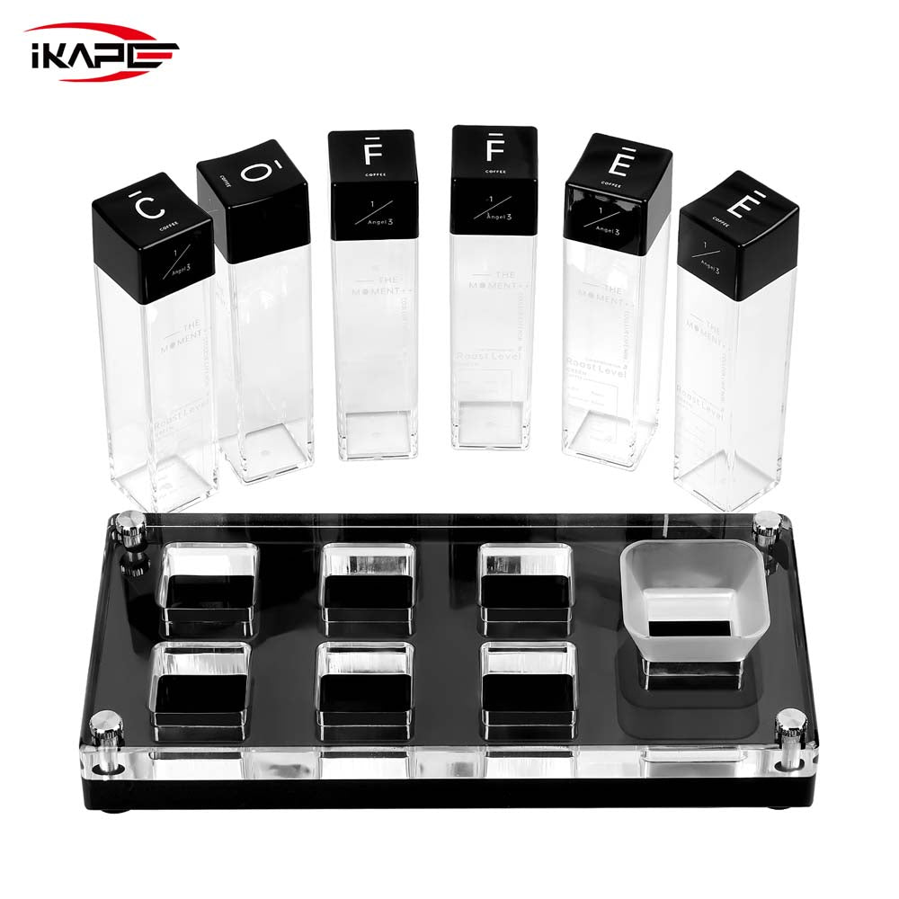 IKAPE Coffee Bean Cellars with Stand &amp; Hopper 6 Tubes and 12 Tubes