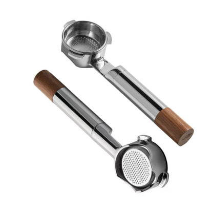 IKAPE Openwork Bottomless Portafilter with High Extraction Precision Basket