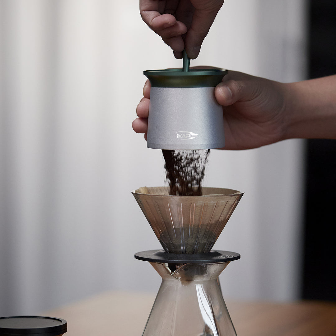 IKAPE Coffee Blind Shaker Espresso Powder Receiver Cup