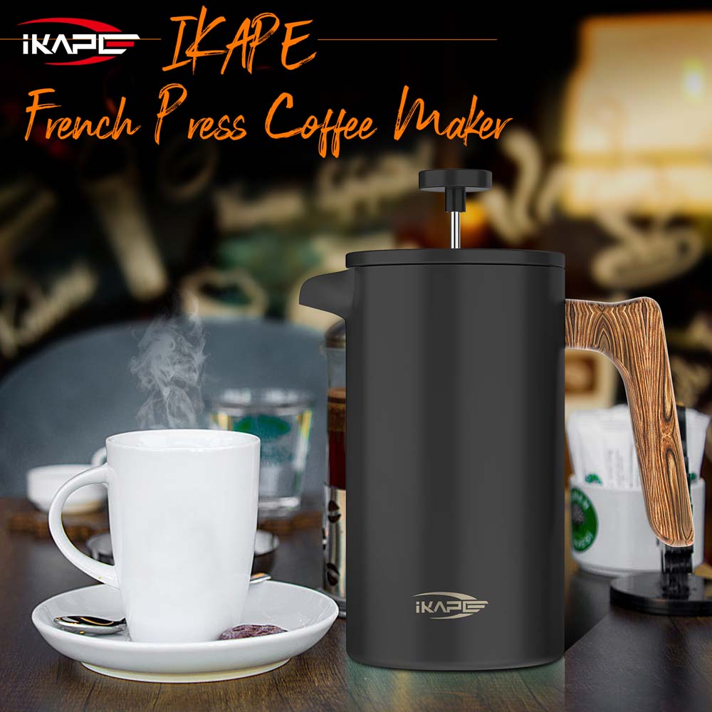 IKAPE Coffee French Press Coffee Maker