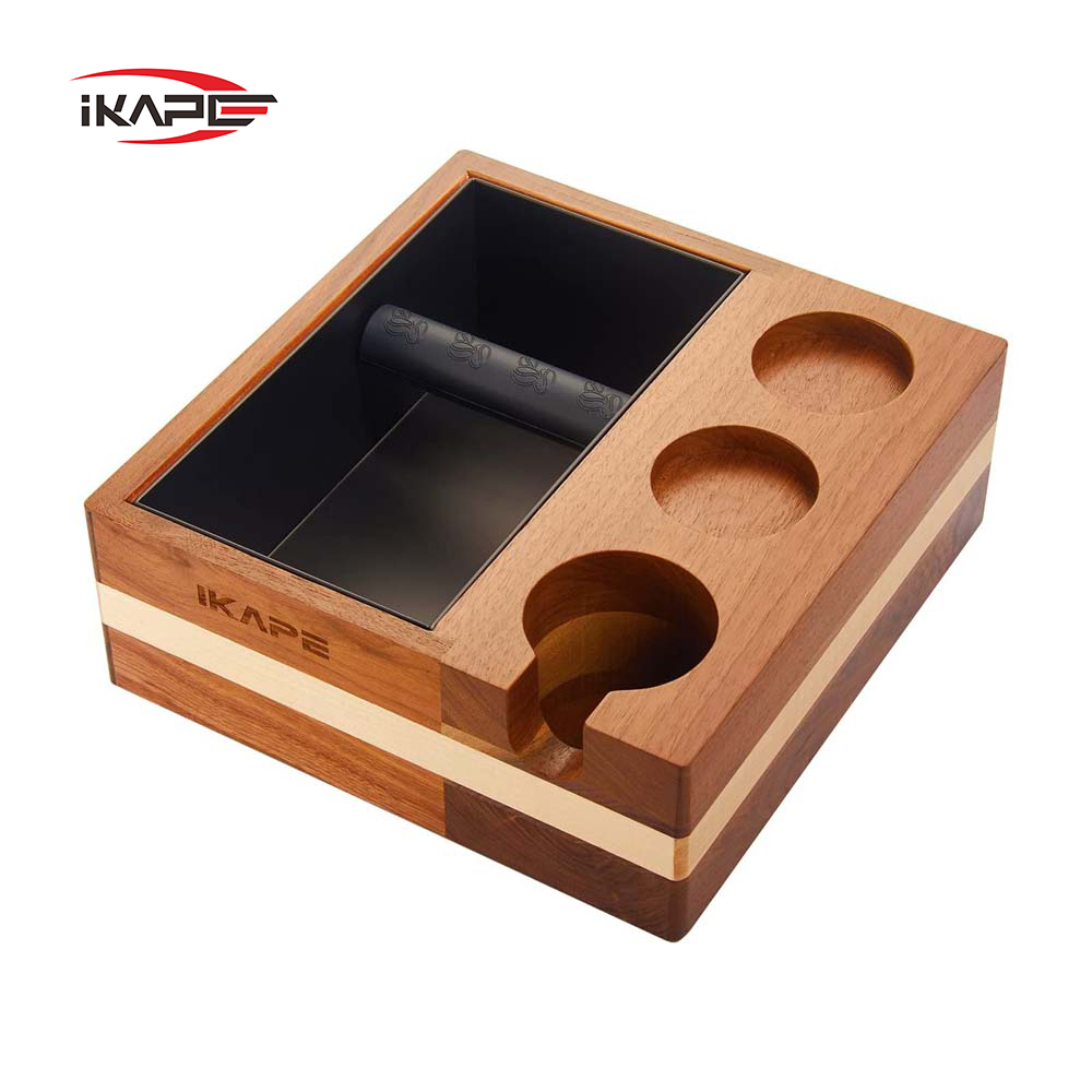 IKAPE Espresso V1 Knock Box, Espresso Accessories Organizer Box