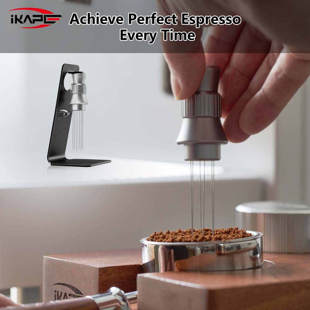 IKAPE Espresso WDT Tools, Adjustable Espresso Stirrer for Barista, with Magnetic Stand