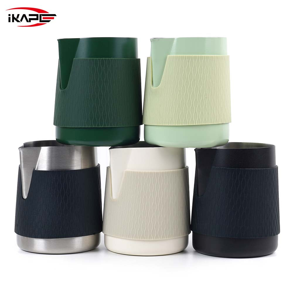 IKAPE Espresso Milk Frothing Jug without Handle