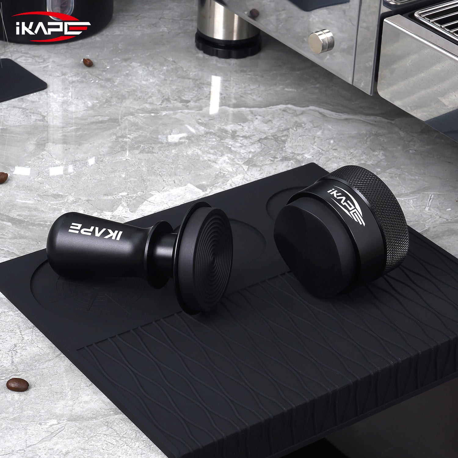 IKAPE Espresso Tamper Distributor Sets(All Black)