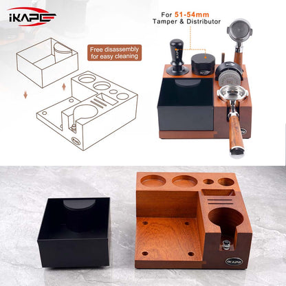 IKAPE V5 Espresso Knock Box, Espresso Coffee Organizer Box