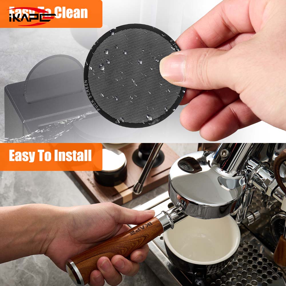 IKAPE V4 Ultra-thin Espresso Puck Screen, Thick 0.2mm