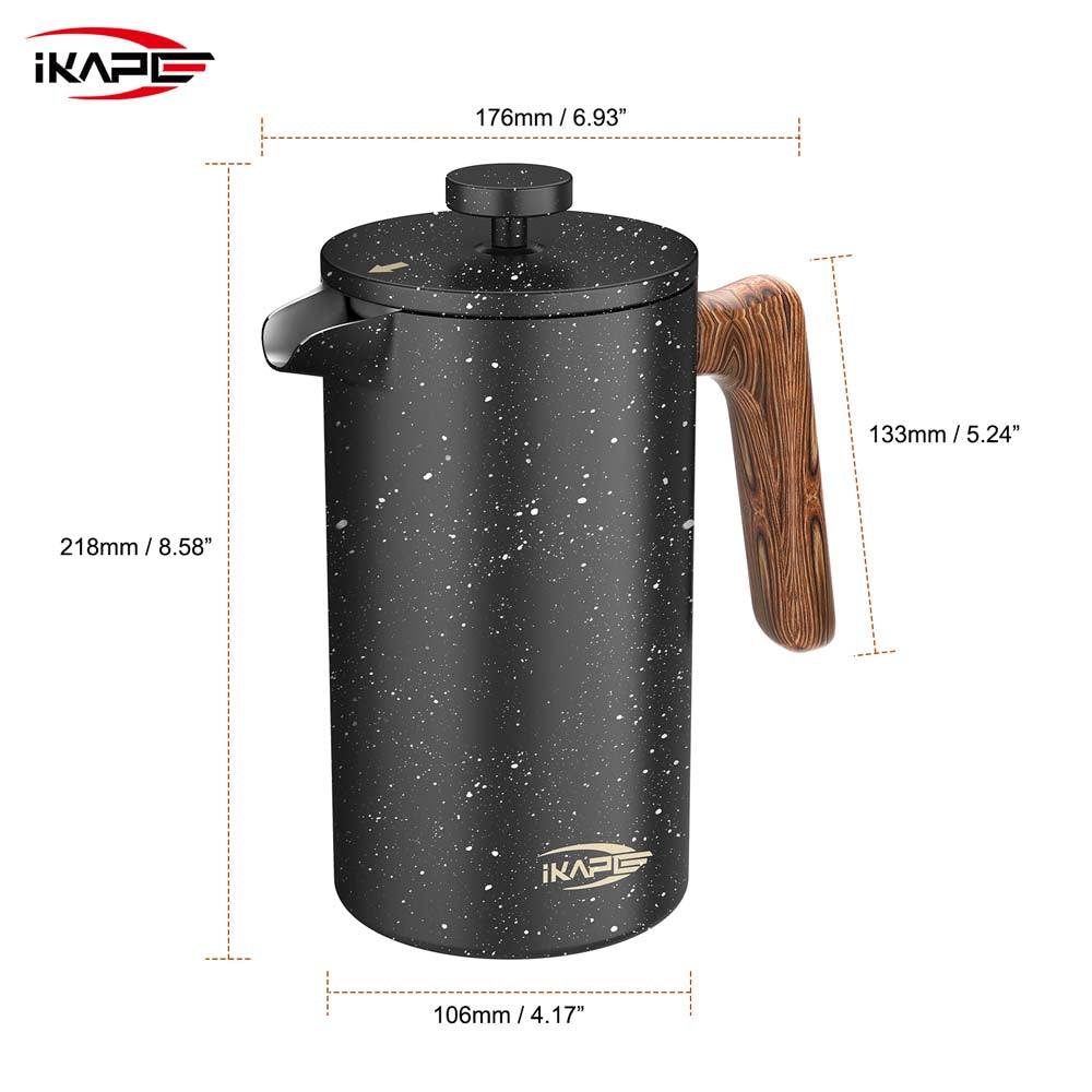 IKAPE Coffee French Press Coffee Maker