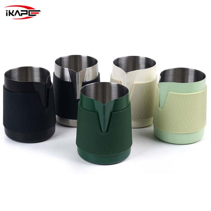 IKAPE Espresso Milk Frothing Jug without Handle