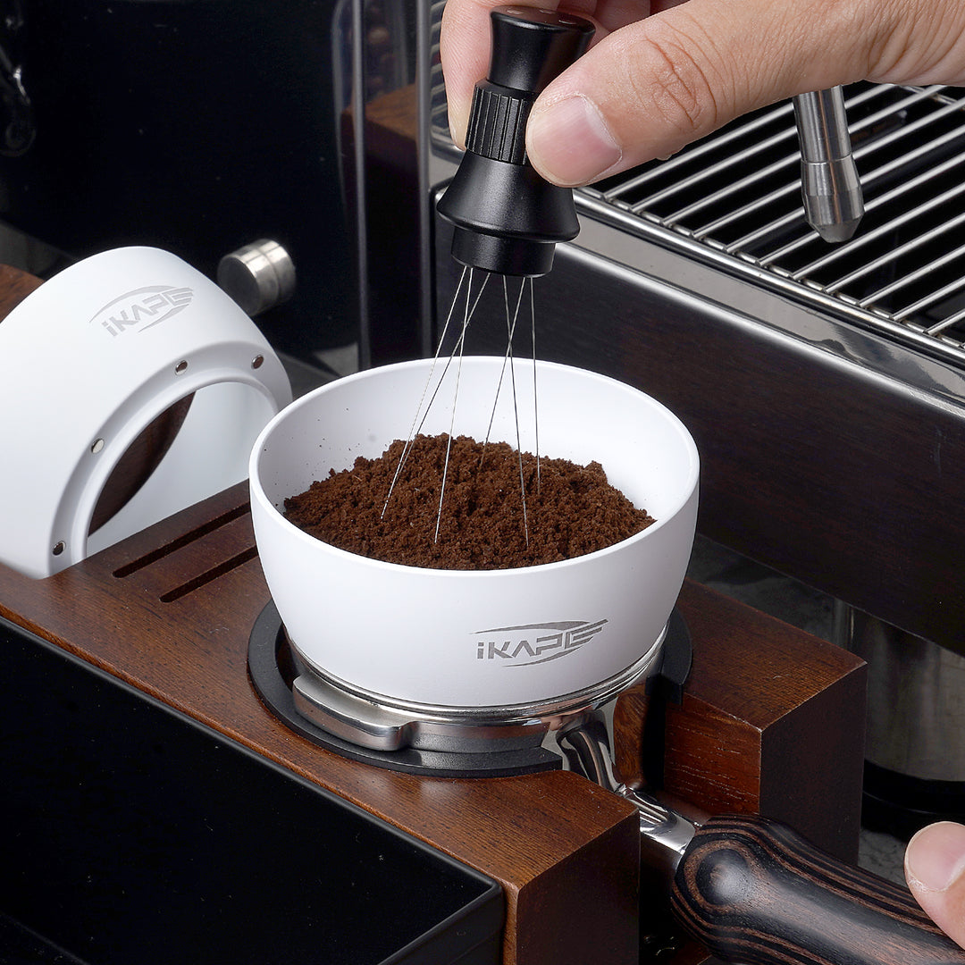 IKAPE Espresso Magnetic Dosing Funnel , With Puck Screen