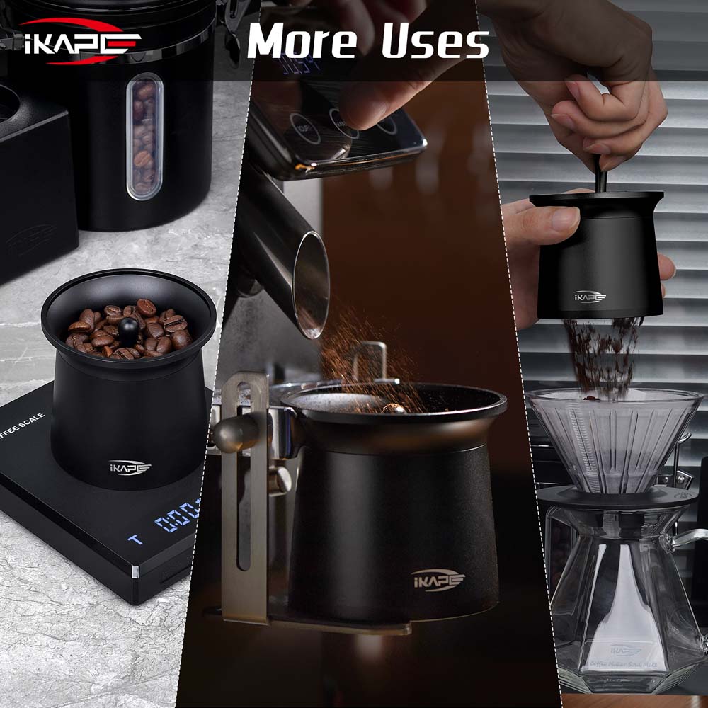 IKAPE Coffee Blind Shaker Espresso Powder Receiver Cup