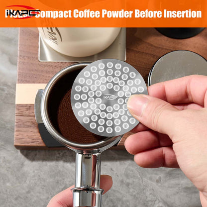 IKAPE V2 Espresso Puck Screen, Coffee Puck Screen Thick 0.8mm