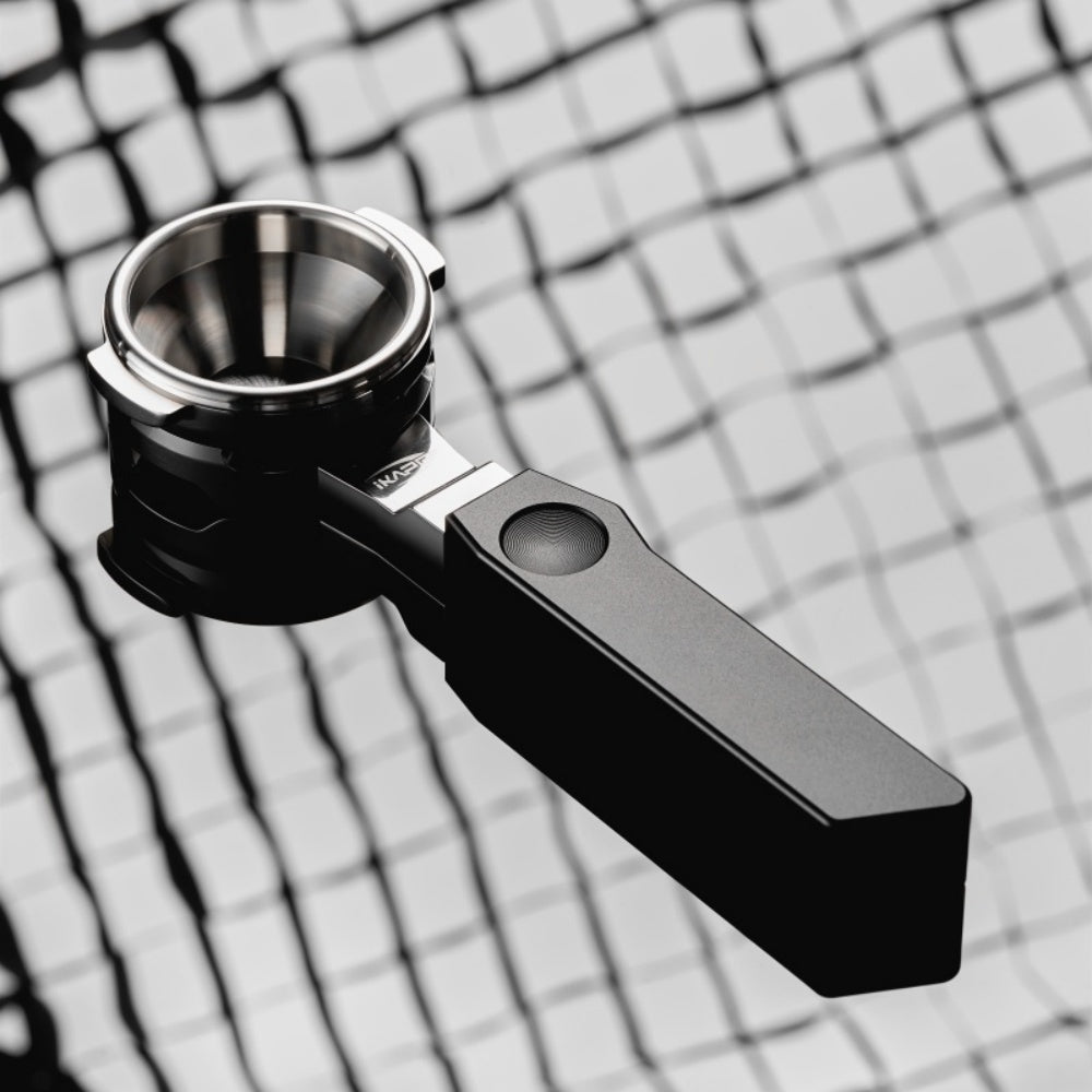 IKAPE Flat-bottom Bottomless Portafilter with Variable Diameter Basket - Polaris