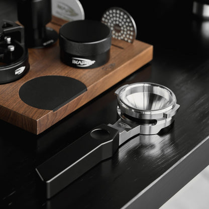 IKAPE Flat-bottom Bottomless Portafilter with Variable Diameter Basket - Polaris