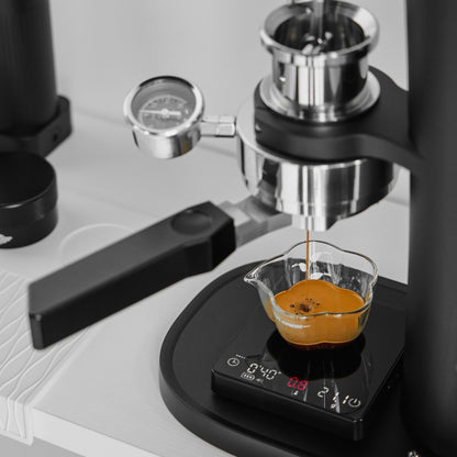 IKAPE Flat-bottom Bottomless Portafilter with Variable Diameter Basket - Polaris