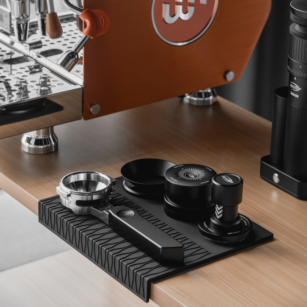 IKAPE Flat-bottom Bottomless Portafilter with Variable Diameter Basket - Polaris