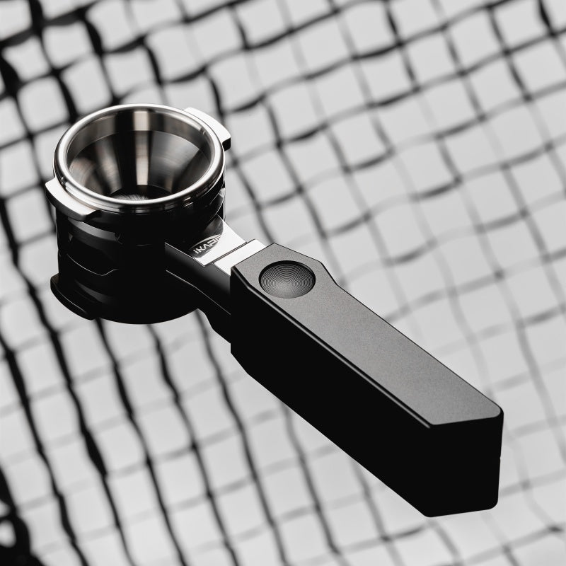 IKAPE Flat-bottom Bottomless Portafilter with Variable Diameter Basket - Polaris