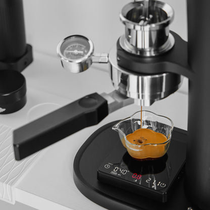 IKAPE Flat-bottom Bottomless Portafilter with Variable Diameter Basket - Polaris