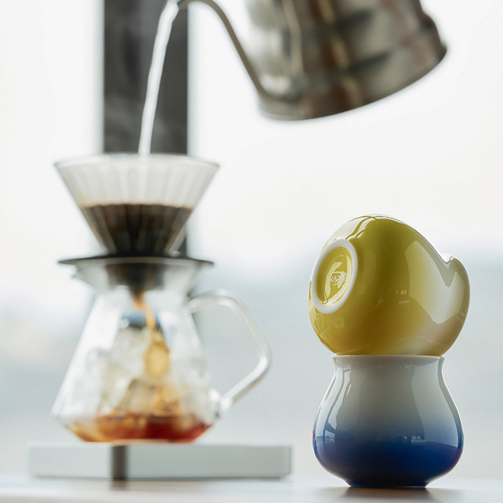 IKAPE Ceramic Combo Coffee Espresso Cup - Thumbnail 4