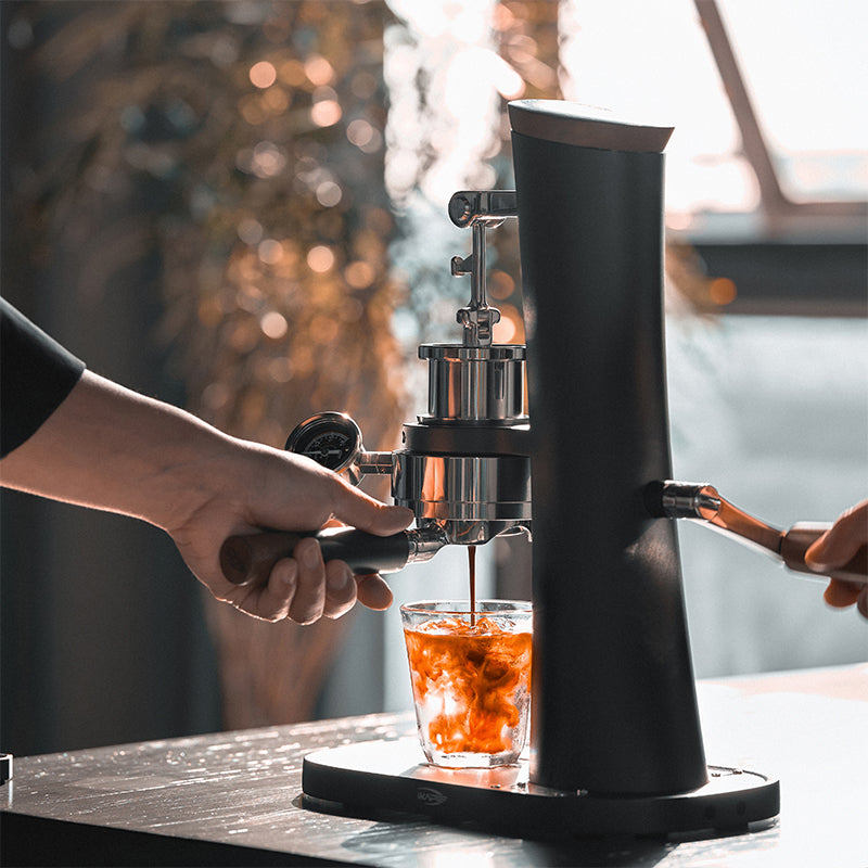 Hand-cranked-coffee-machine