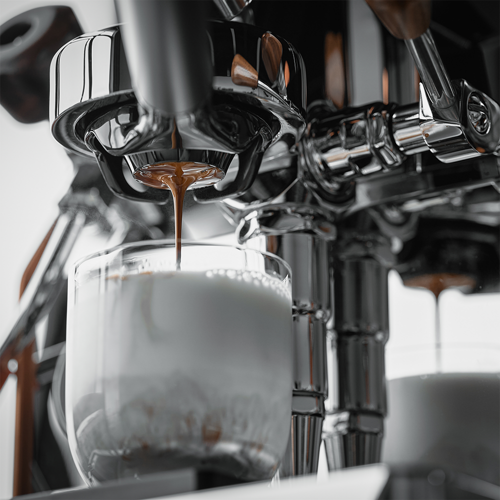 IKAPE-Convex-Espresso-Basket-Black-in-machine