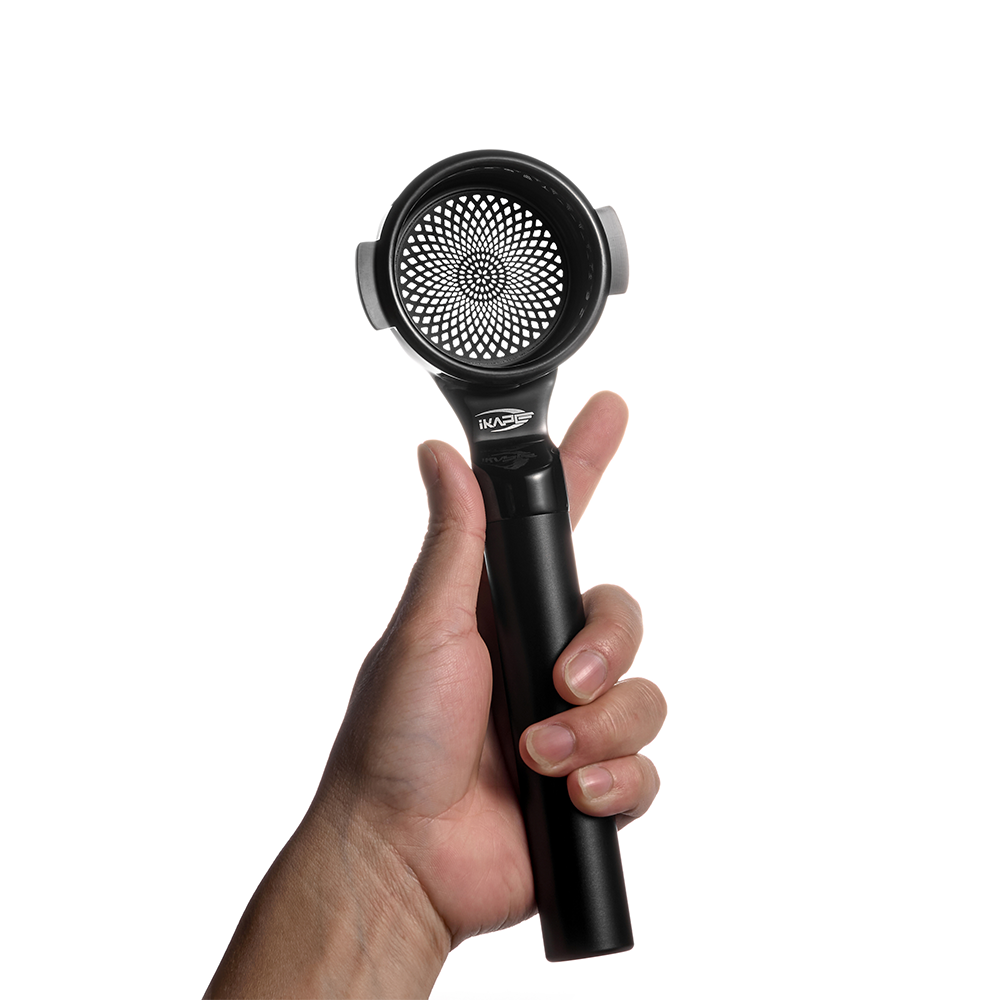 IKAPE-E61-Flat-bottom-portafilter-with-basket