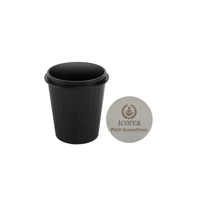 IKAPE Espresso Puck Screen, Reusable Professional Barista Portafilter Coffee Dosing Cup