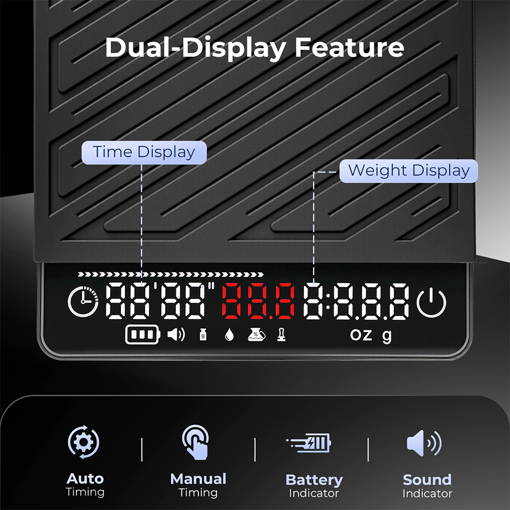 IKAPE Espresso Coffee Smart Electronic Scale Mini SC35