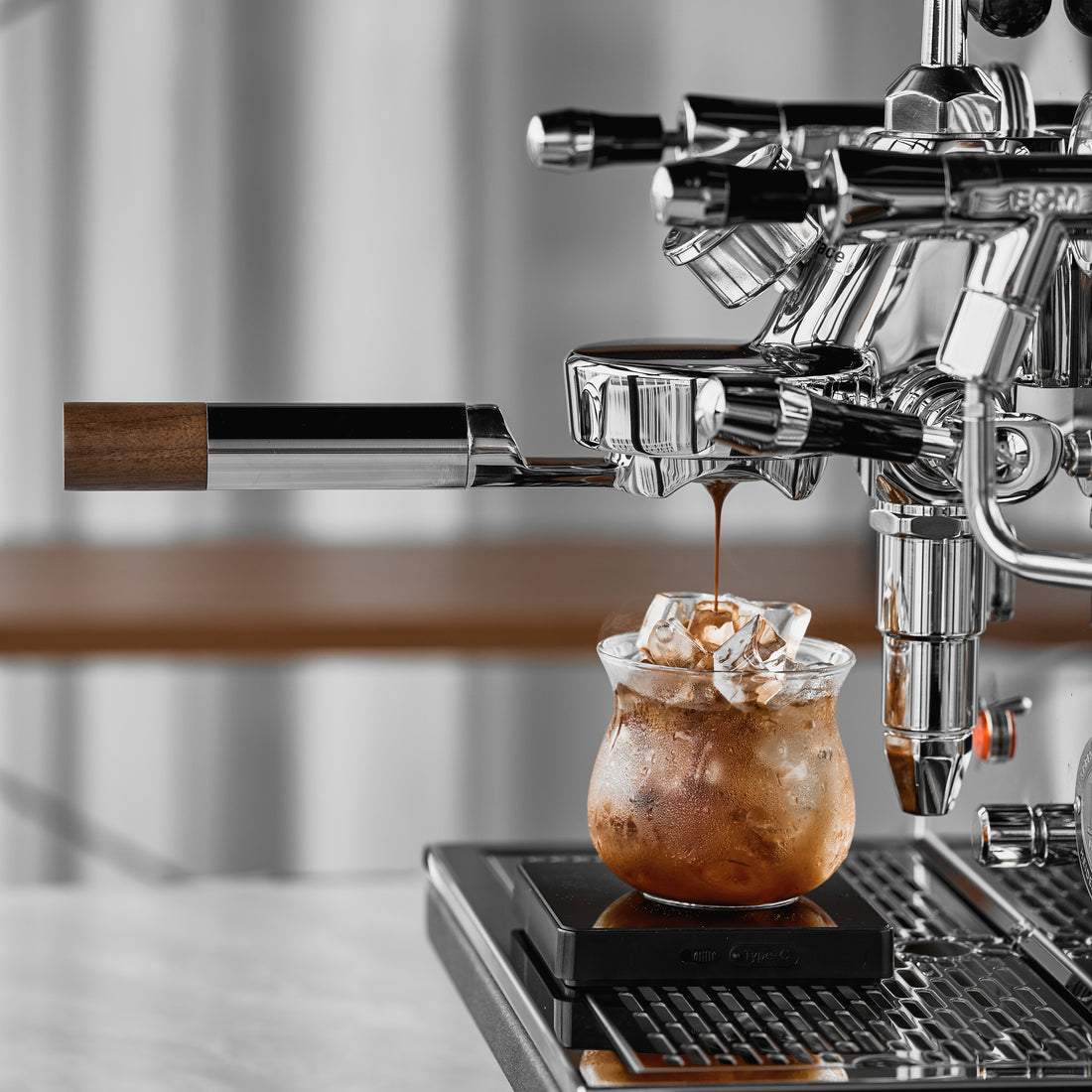 IKAPE Openwork Bottomless Portafilter with High Extraction Precision Basket