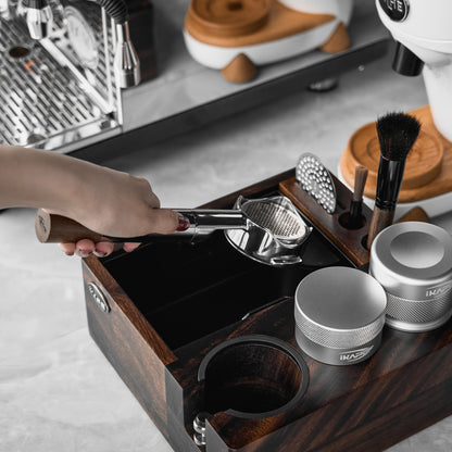 IKAPE Openwork Bottomless Portafilter with High Extraction Precision Basket