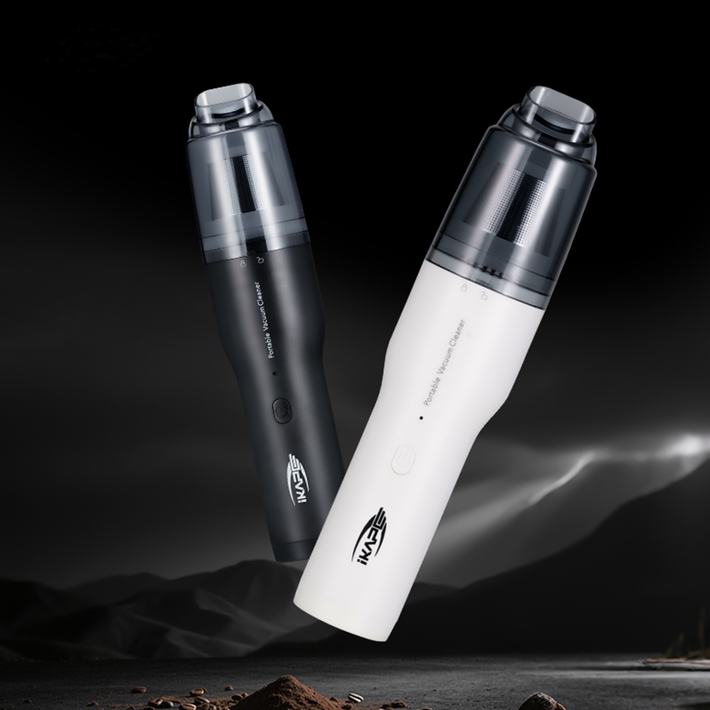 IKAPE-Coffee-Powder-Electric-Vacuum Cleaner-black-and-white