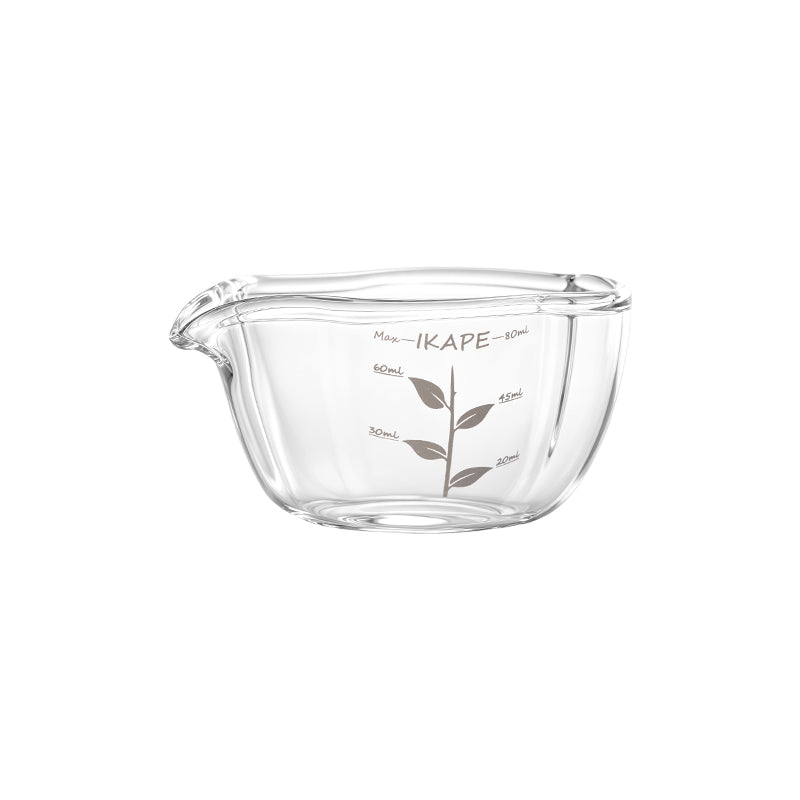 IKAPE Espresso Measuring Cup - Glass Petal