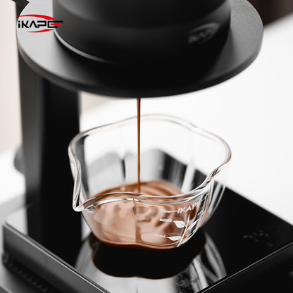 IKAPE Espresso Measuring Cup - Glass Petal