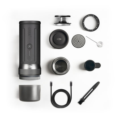 IKAPE Portable Coffee Maker with 58mm Bottomless Basket- KAPO K2 Pro