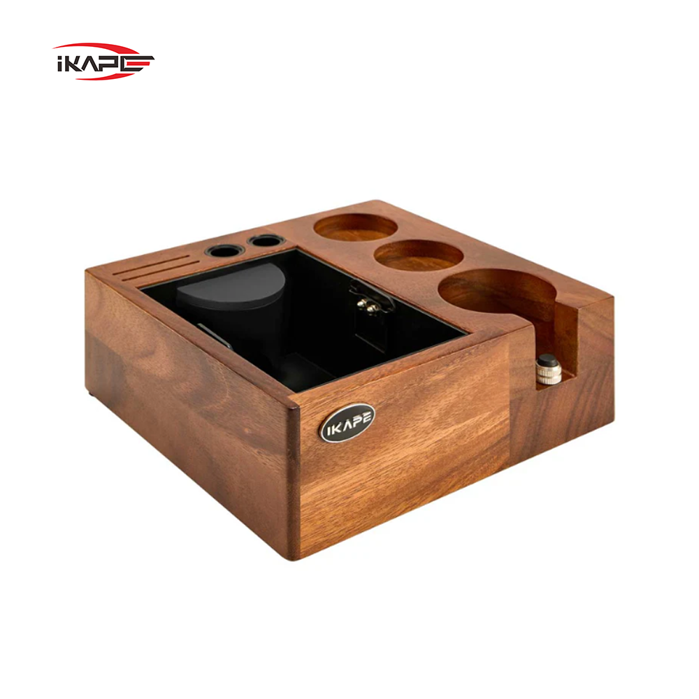 IKAPE V2 Espresso Knock Box, Espresso Coffee Organizer Box