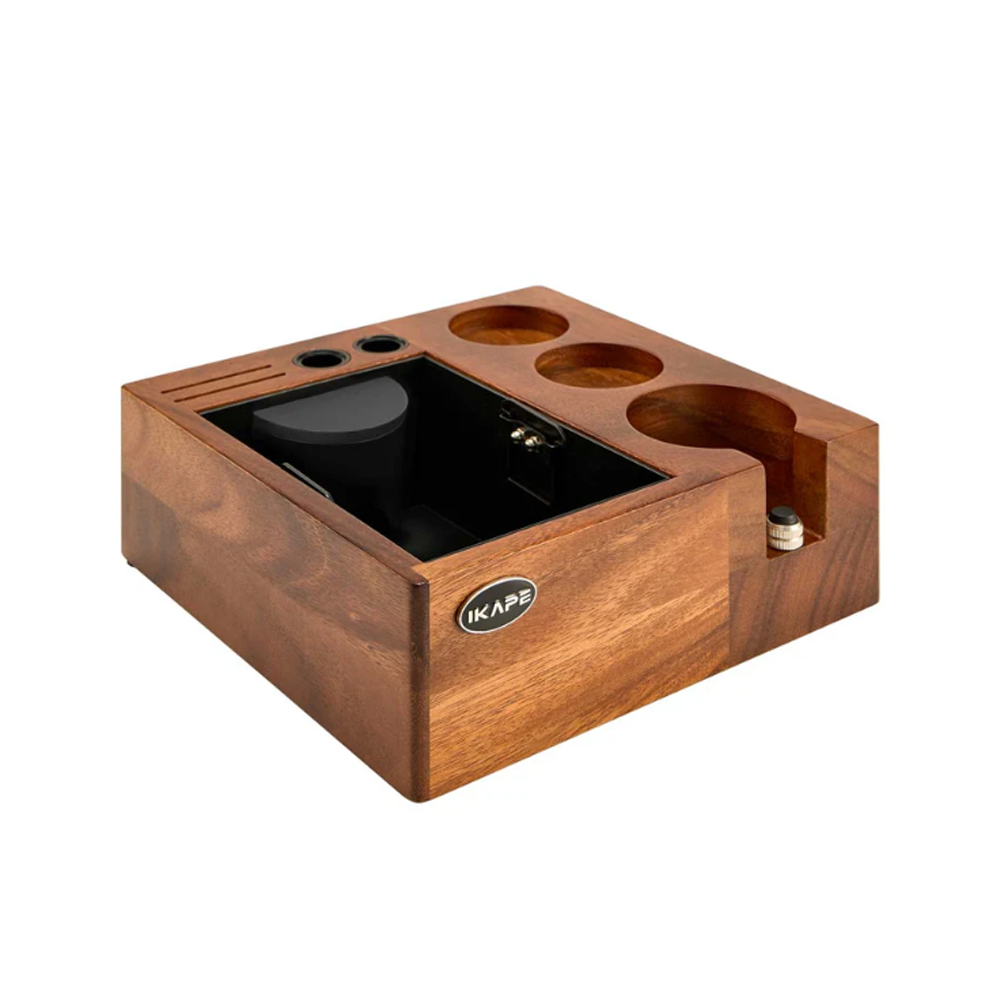 IKAPE V2 Espresso Knock Box, Espresso Coffee Organizer Box