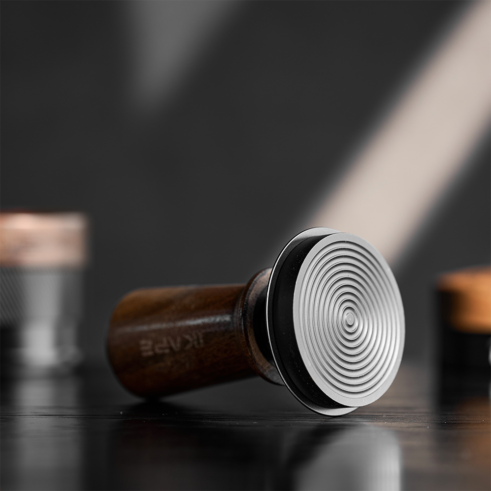 IKAPE V3 Calibrated Coffee Tamper(Wooden Handle,Black Base) IKAPE V3 Calibrated Coffee Tamper(Wooden Handle,Black Base)