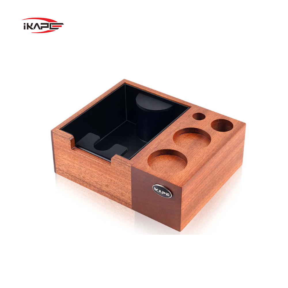 IKAPE V4 Espresso Knock Box, Espresso Coffee Organizer Box