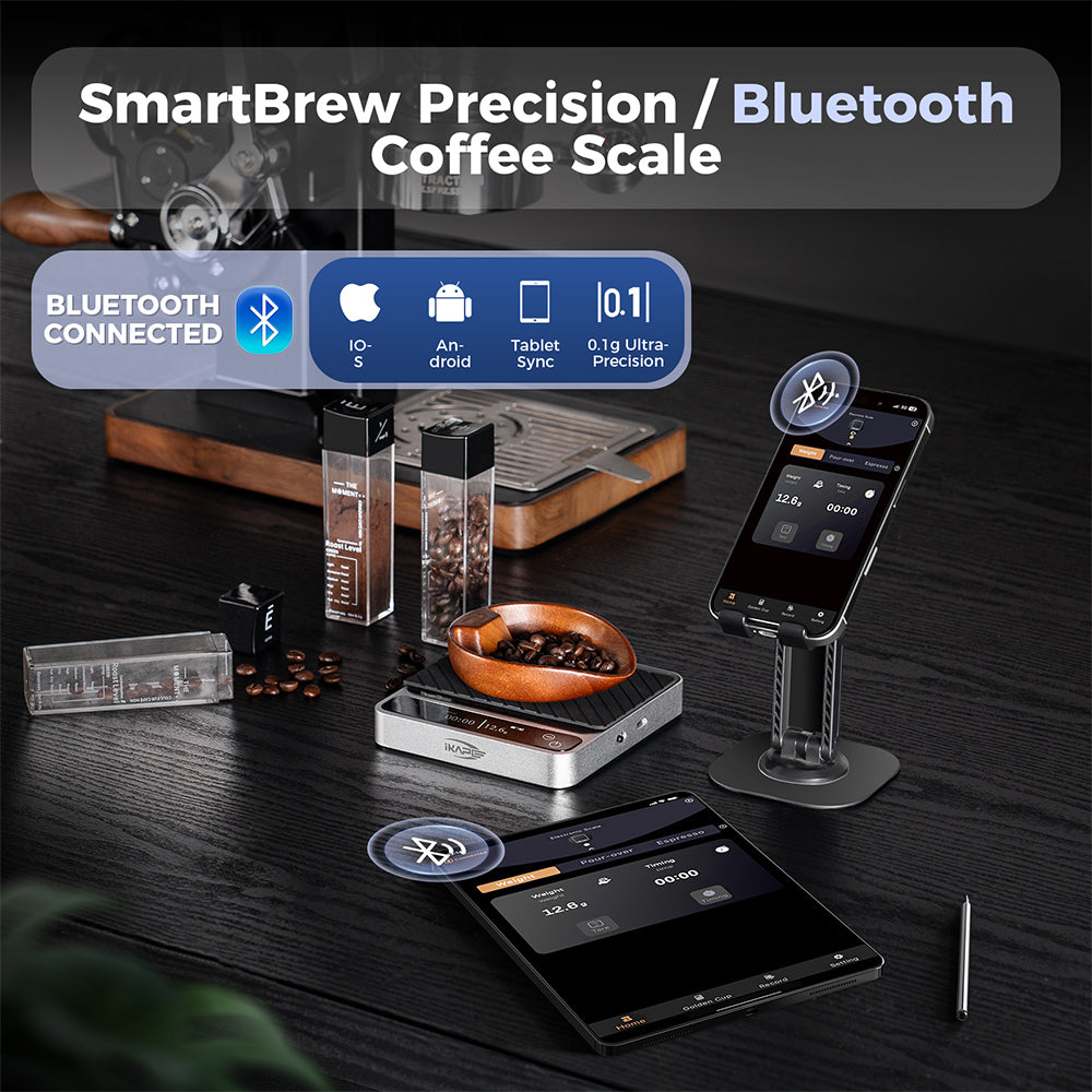 IKAPE Smart Electronic Coffee Scale with Bluetooth APP_V2 Pro