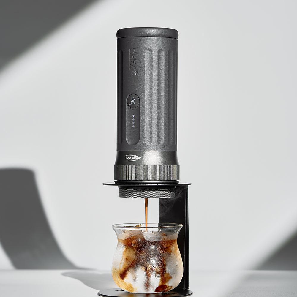 IKAPE Portable Coffee Maker with 58mm Bottomless Basket- KAPO K2 Pro (