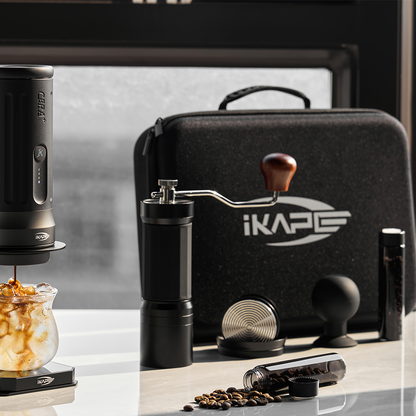 IKAPE Portable Coffee Maker Folding Stand and Carrying Bag