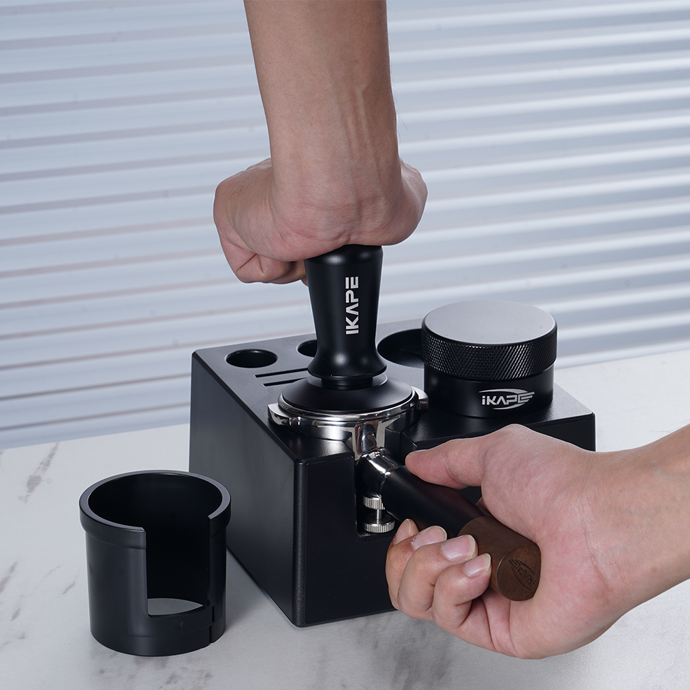 IKAPE ABS Tamper Base With Coffee Tamper Distributor Kit