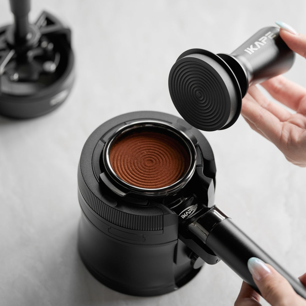 IKAPE Espresso Portafilter Holder - Rotary Adjustable Portafilter Stand V4