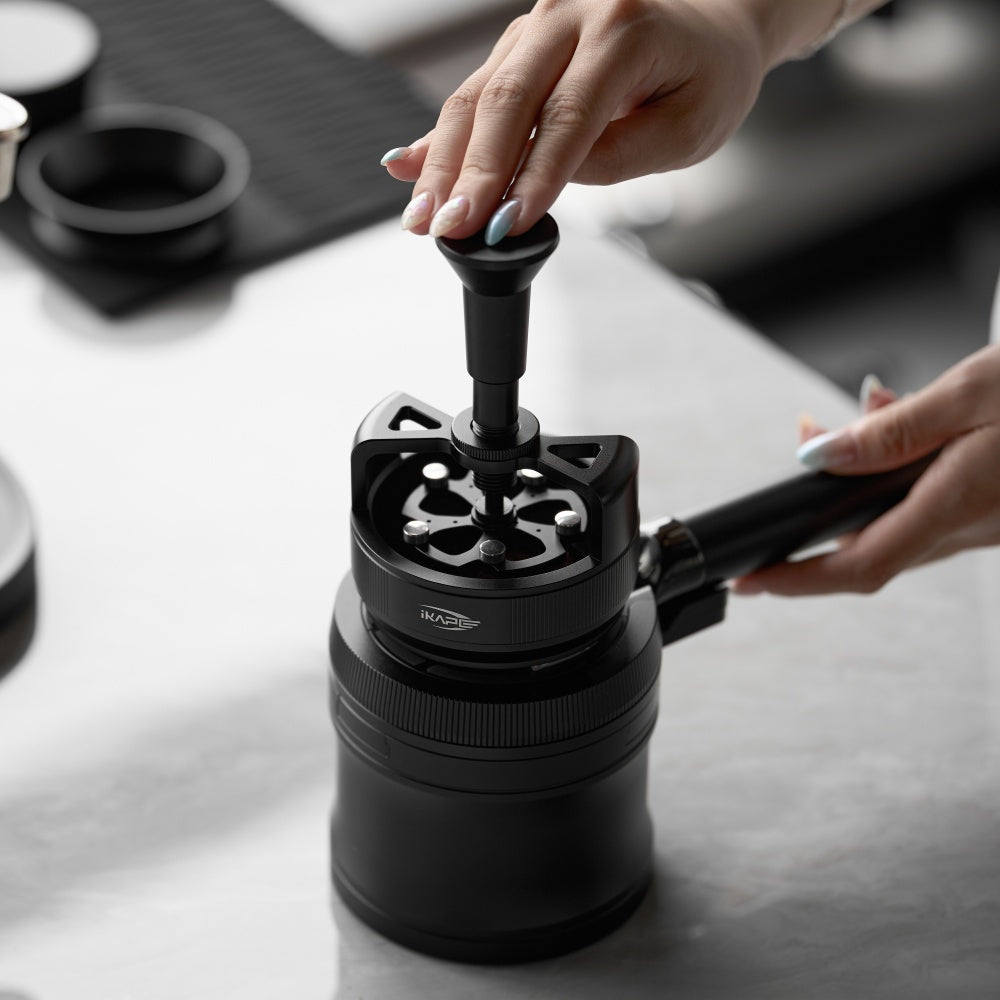 IKAPE Espresso Portafilter Holder - Rotary Adjustable Portafilter Stand V4