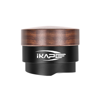 IKAPE Coffee Distributor, Espresso Gravity Distributor(Wooden Handle,Black Base)